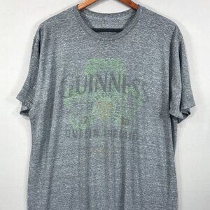 Guinness Shirt Men's XL Gray Pullover Graphic Tee Crew Short Sleeve Dublin 1759